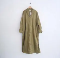 極美品⭐️アーバンリサーチドアーズ ラミーコットンビッグシャツ 深緑 