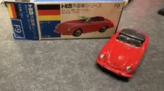 トミカ F9 ポルシェ356 スピードスター 日本製 T31 青箱 箱付き