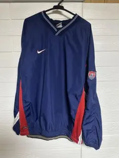 90s NIKE USA代表 ナイロンジャケット プルオーバー　USA製　XL
