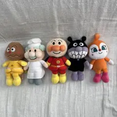 アンパンマン　ぬいぐるみ　5体セット