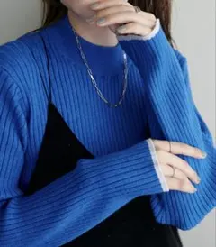 ディスコート⭐︎モチモチリブパイピングハイネック