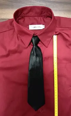 KAJIN バーガンディ 長袖シャツ 140　フォーマル
