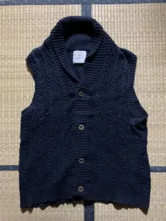 CIAOPANIC TYPY ショールカラーベスト