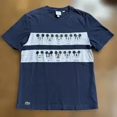 ラコステ ミッキーマウス コラボ Tシャツ ネイビーのサムネイル