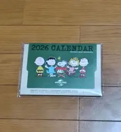 スヌーピー　卓上カレンダー　2026 　日本生命　ユニバーサルスタジオジャパン