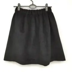 ▢Ehyphen world gallery黒 フレアスカート ゴムウエスト