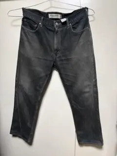 Levi's 505 後染めデニム　ダークグレー デニムパンツ ジーンズ
