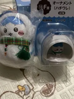 雪だるまぬいぐるみ オーナメント（ハチワレ）