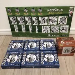 ドラゴンボール　一番くじ　超戦士バトル列伝　マグカップ　色紙　小皿　12点セット