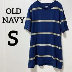 OLD NAVY 【S】ネイビー ボーダー Tシャツ メンズ レディース キッズ