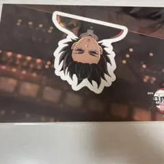 鬼滅の刃 冨岡義勇 ウォールステッカー 缶バッジ