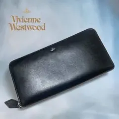 良品✨ ヴィヴィアンウエストウッド 長財布 レザー ブラック 2297 