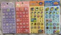 たまごっち、サンリオタイルシール 4パックセット