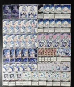 ホロライブ ホロカ 青 雪花ラミィ デッキパーツ まとめ売り