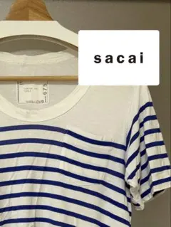 sacai サカイ ボーダーT 14-00675M サイズ1