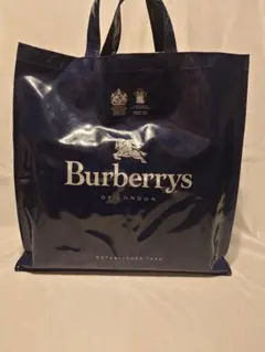 お値下げ☆未使用☆バーバリー　トートバッグ☆ネイビー