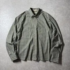 00s archive c-boy シティボーイ 短丈 長袖チェックシャツ