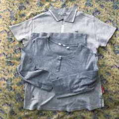 SALE 2枚セット まとめ売り Sサイズ グレー啓