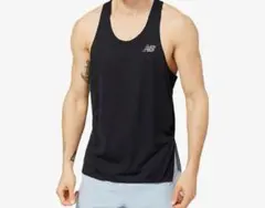 New Balance ブラック タンクトップ M