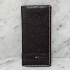 TOMMY HILFIGER トミーヒルフィガー 長財布 本革 ブラウン