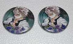 鬼滅の刃 コレクション缶バッジ 第4弾 不死川実弥 2点セット③