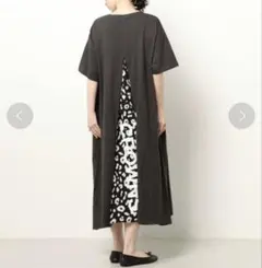 ロデオクラウンズ レオパード 切り替え マキシワンピース