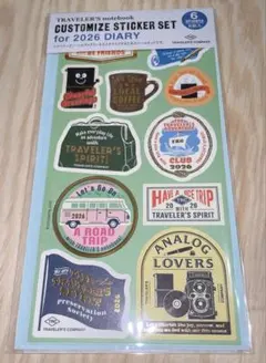 トラベラーズノート カスタマイズシール 2026 ダイアリー用