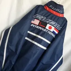 90s FUBU ナイロンジャケット ジャンパー 国旗　古着 used y2k