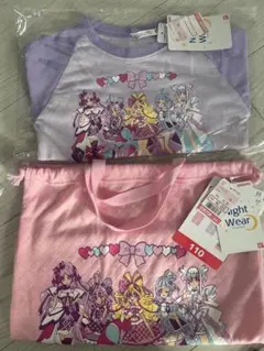 【新品未使用】110 ２点セット ロングT 巾着袋