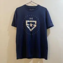 K491 Under Armour 半袖Tシャツ M ネイビー メンズ