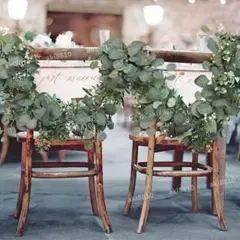 ユーカリ フェイクグリーン 2本 結婚式 ウェルカムボード ブライダル リース