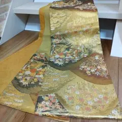 祝いの逸品&極美品【袋帯 佐賀錦 和装小物 正絹 帯 結婚式 訪問着 着物 和】