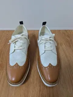 Cole Haan　プラットフォーム ウィングチップ オックスフォード 24.5のサムネイル