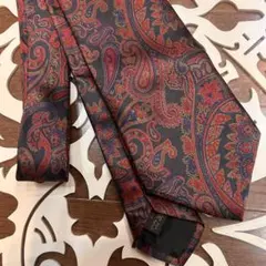 BOLGHERI ペイズリー柄ネクタイ　シルクネクタイ　イタリア製