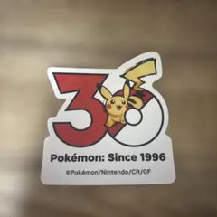 韓国限定】ポケモン30周年シール ピカチュウレア PokémonPikachu