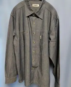 renoma ダンガリーシャツ　ブルー　LL