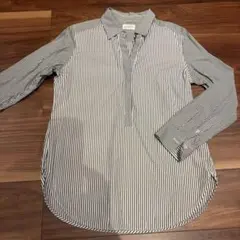 23区　ストライプ長袖シャツ 40