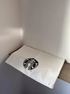 スターバックス　ギフト生成り袋　リボン付き