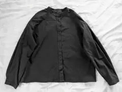 無印良品 スタンドカラーシャツ バンドカラー