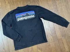 パタゴニア　ロンT ブラック 長袖 Tシャツ S バックプリント