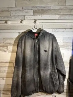 新品未使用 DIESEL ディーゼル デニム調　ジップアップ パーカー