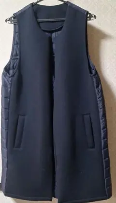 ★ネイビーボンディング×キルティング可愛いジレ★