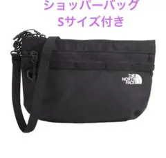 韓国限定ノースフェイスショルダーバッグ黒　ショッパーバッグSサイズ付き