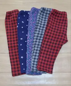 UNIQLO フリースレギンス 80サイズ 5点セット