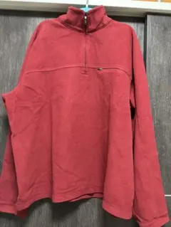L.L.Bean フリース ハーフジップ 赤　古着