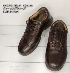 HYDRO-TECH 本革 ウォーキングシューズ サイドファスナー 24.5のサムネイル