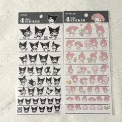 《新品未開封》サンリオ マイメロ クロミ 4サイズステッカー