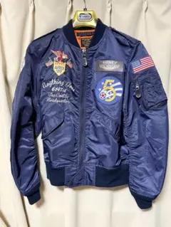 AVIREX L-2Aミリタリージャケット ネイビー