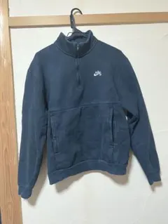 Nike SB ハーフジップ トレーナー L ネイビー