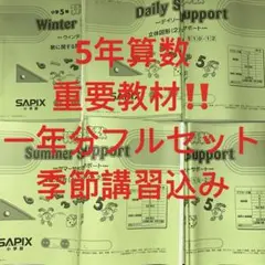㉑cc サピックス　SAPIX 5年　算数　重要テキスト